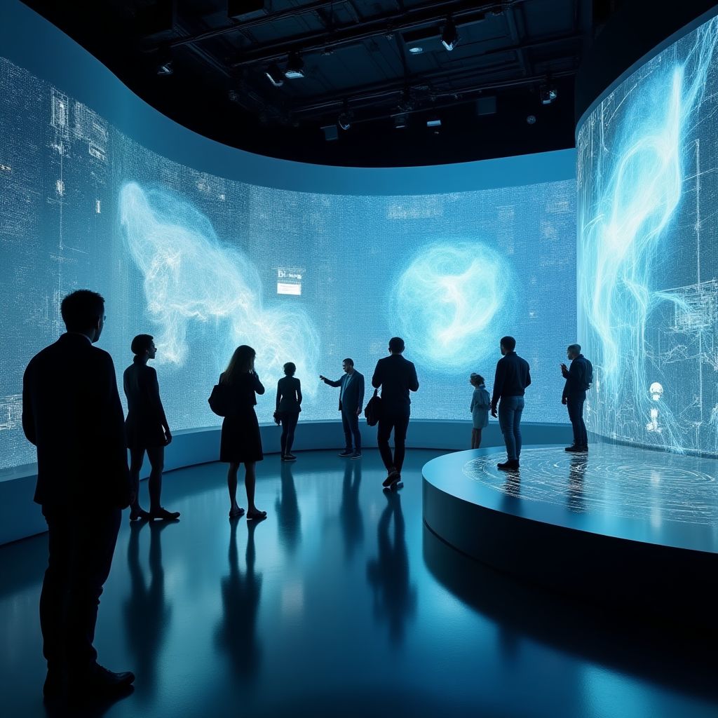 Interfața digitală pentru Muzeul de Artă Contemporană