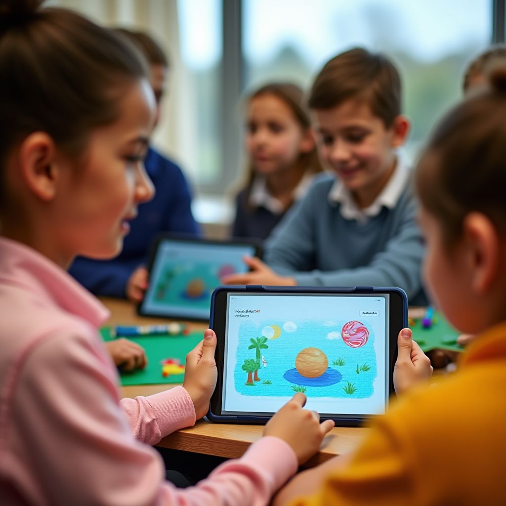 Aplicația educațională cu realitate augmentată