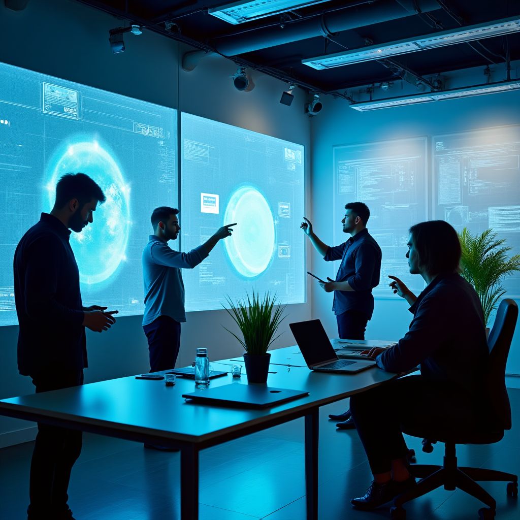 Echipa FuturDesign în studio